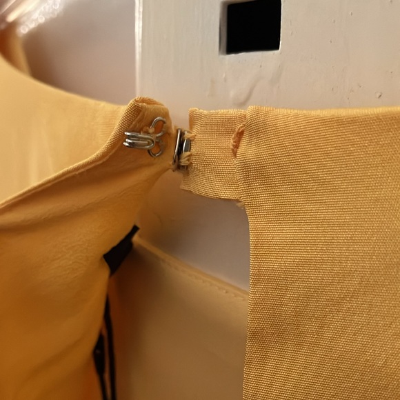 NWT Tibi Yellow Longsleeve 100% Silk Dress - Picture 12 of 13